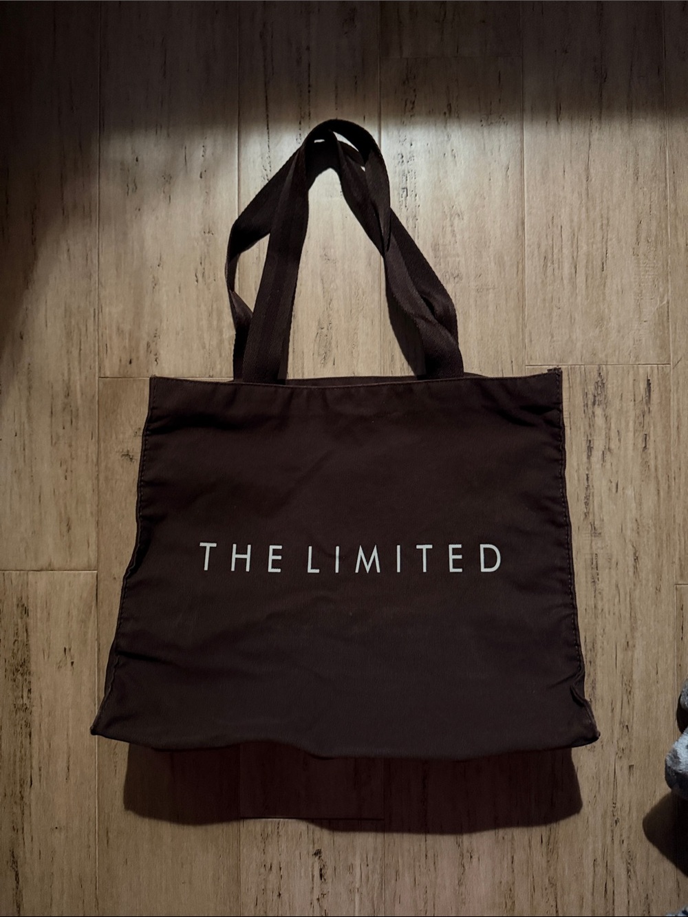 The Limited Black Canvas Logo Tote